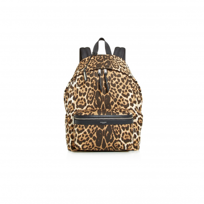YSL CITY BAG LEOPARD PRINT BACKPACK 3859731 (30*38*17cm)